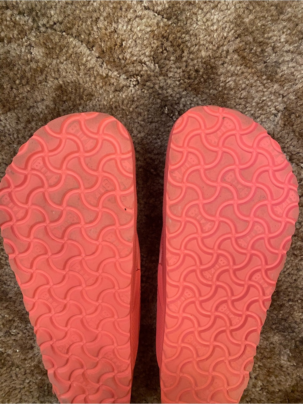 Birkenstock Coral-Pink EVA Thong Sandals - Picture 7 of 8